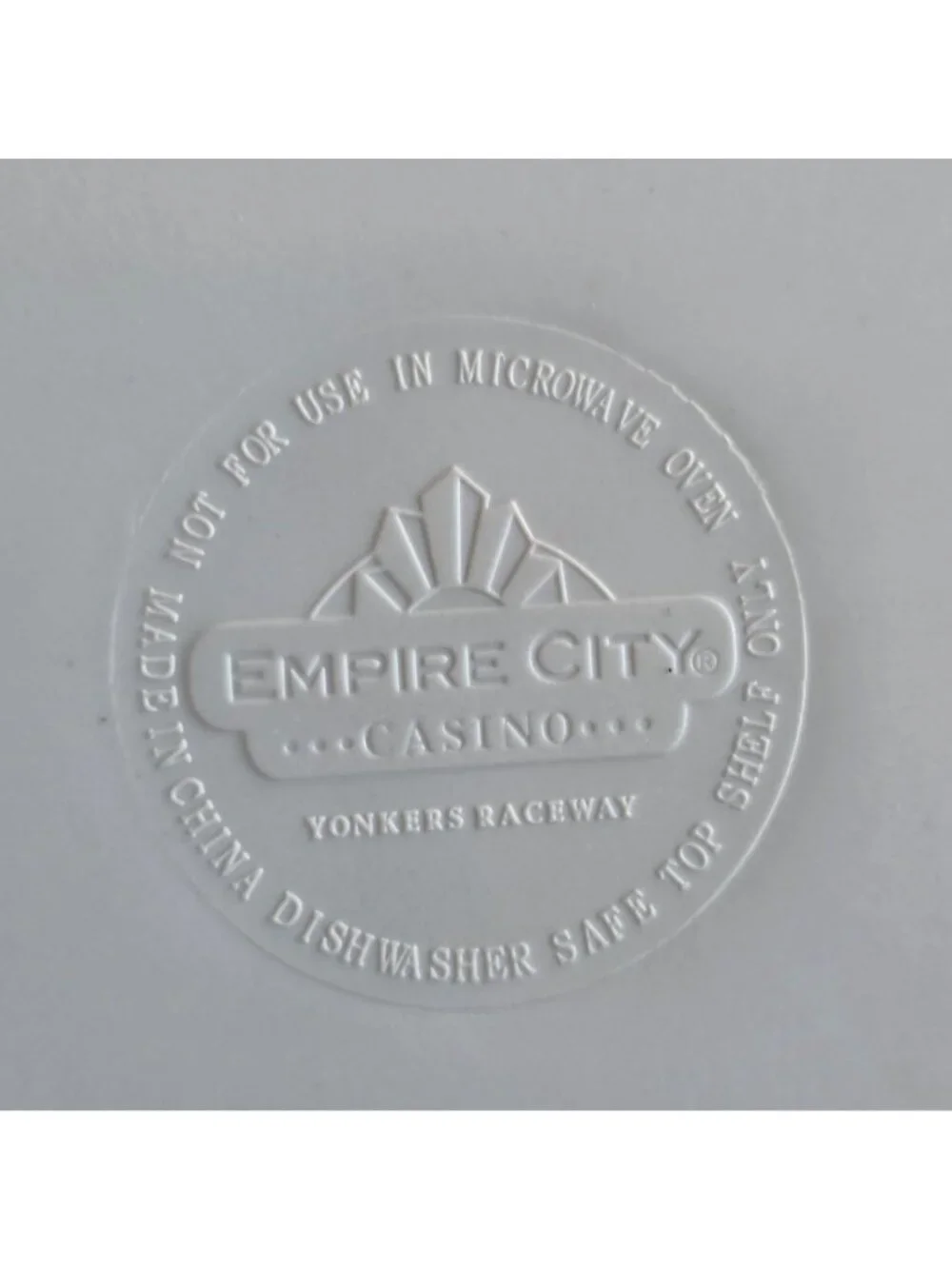 Equestrian Horse Harness Racing Cart Scene Display Tray Empire City Casino 6.5